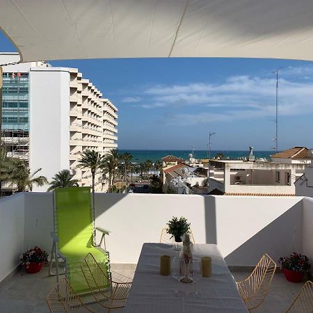 Ferienwohnung Lujoso Duplex En La Playa Con Vistas Al Mar Torremolinos Exterior foto